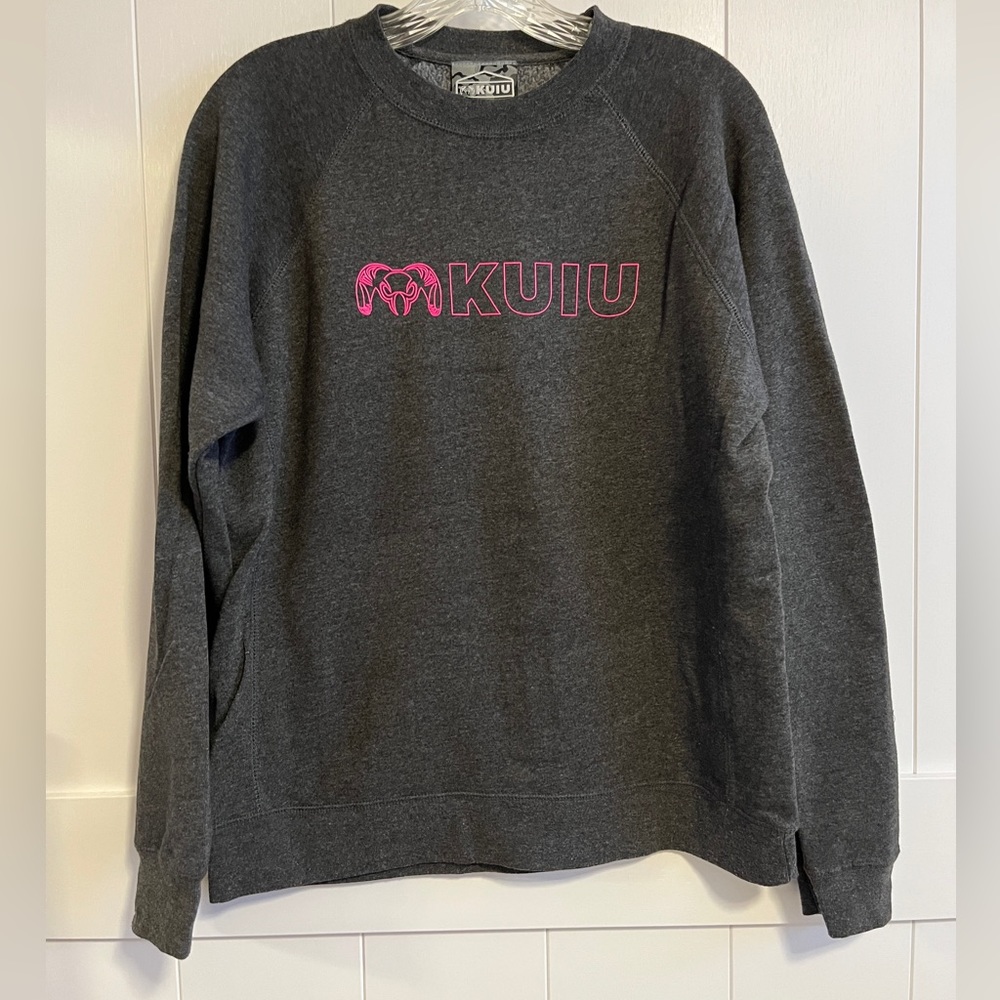 Kuiu Logo Wear - Block Crew Neck Sweatshirt, Women’s Medium